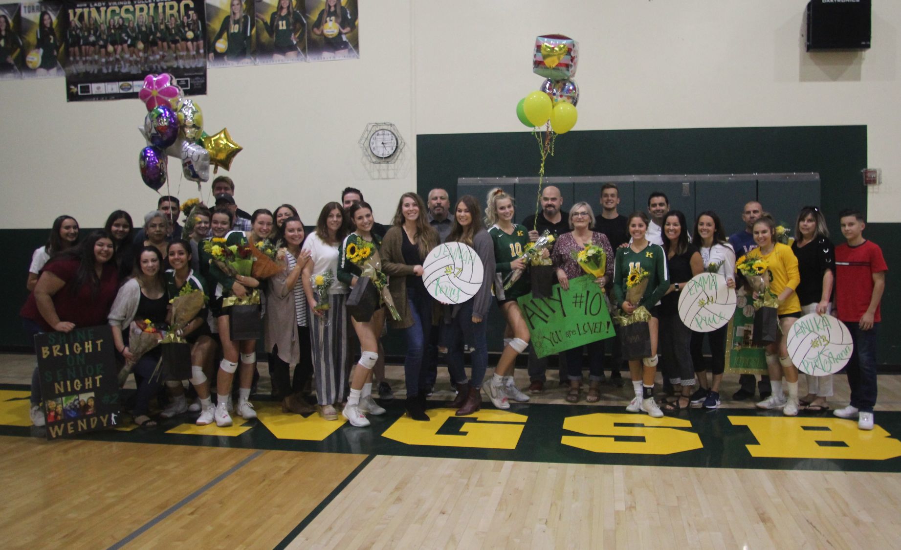 Vikings sweep the Bears on senior night